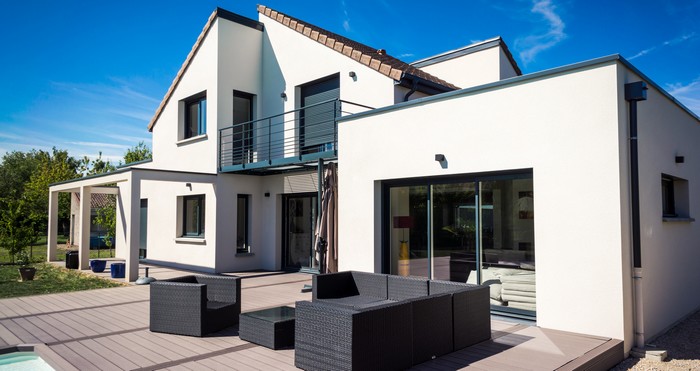 Hälsosamt, varmt och hållbart Stenhus från lättbetong