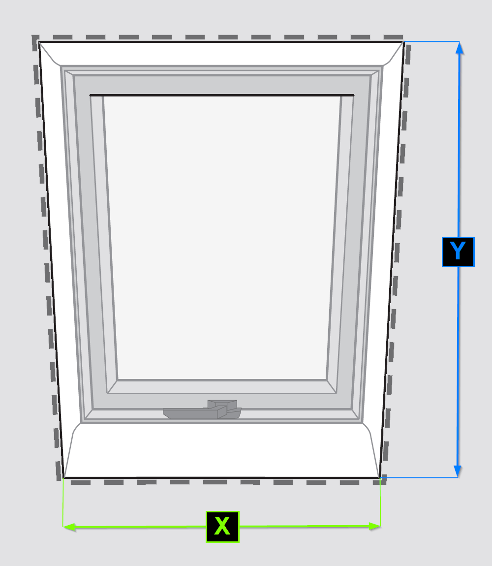 How to measure width of the insect screen?