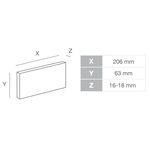 LOFT 1, gypsum brick tile