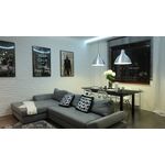 PARMA 01, gypsum brick tile with integrated joint