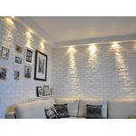 PARMA 01, gypsum brick tile with integrated joint