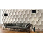Gips panel HEXAGON (62x72 cm)