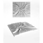 Gips panel FLOWER (48x48 cm)