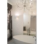 PARMA 01, gypsum brick tile with integrated joint