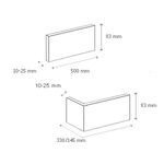 DUBLIN 3, concrete brick with integrated joint