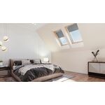 RoofLITE+ TRIO PINE | trä, pivåhängt, trippelglas takfönster