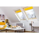 Takfönster FAKRO FTT U6 Thermo | trä, hög pivåhängt, 3-glas takfönster