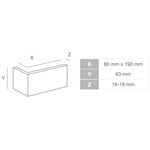 LOFT 2, gypsum brick corner for interior