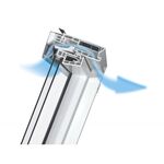 OptiLight THERMO | PVC, pivåhängt, dubbelglas takfönster