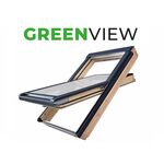 FAKRO Roof Window FTP-V U41 APMX | GreenView | Triple Glazing | Wooden