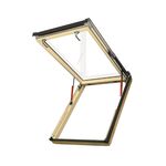 FAKRO FEP P2 | trä, tophängt, säkerhets dubbelglas evakueringsfönster