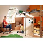 Pivåhängt takfönster VELUX GZL 1051 | 2-glas, klarlackat furu