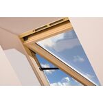 OptiLight VK | trä, topphängt, dubbelglas takfönster med ventilationsspalt