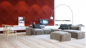 3D-gipsväggpanel MOKO M (72x72 cm)