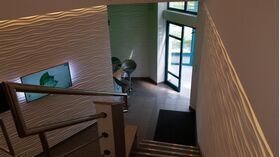 Gips panel WAVE S (48x48 cm)