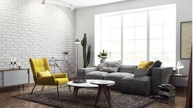 PARMA 01, gypsum brick tile with integrated joint