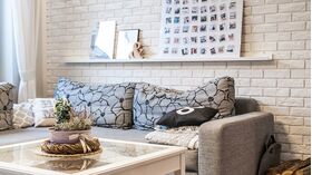 PARMA 01, gypsum brick tile with integrated joint