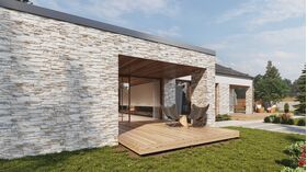 NEPAL 01, dekorsten av betong