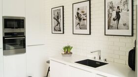 PARMA 01, gypsum brick tile with integrated joint