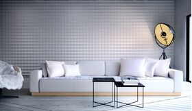 3D-gipsväggpanel LUMI (72x72 cm)