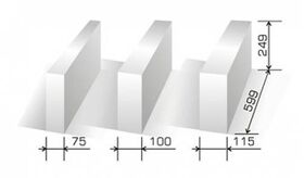 Cellular concrete SOLBET PP4-060 according to german norm DIN V 4108-4