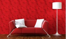 3D-gipsväggpanel CIRCLES (48x48 cm)