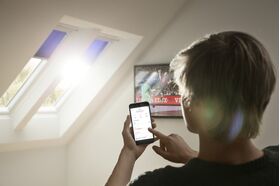 Grundausstattung KIX 300 der VELUX ACTIVE Raumklimasteuerung