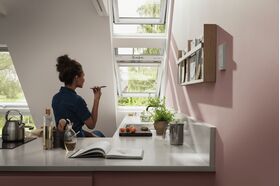 Grundausstattung KIX 300 der VELUX ACTIVE Raumklimasteuerung