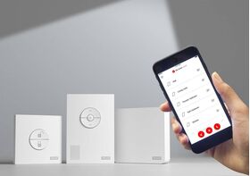 Grundausstattung KIX 300 der VELUX ACTIVE Raumklimasteuerung