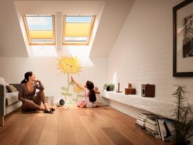 VELUX GPL 3066 | wooden, top hung roof window with safe 3-glazing