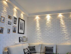 PARMA 01, gypsum brick tile with integrated joint