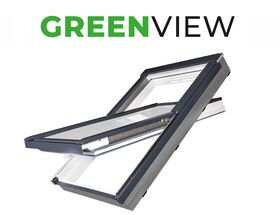 FAKRO Roof Window PTP-V P50 ABMX | GreenView | Triple Glazing | PVC