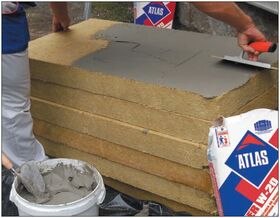 ATLAS ROKER U | grundputs och klisterbruk | mineralull och EPS | mineralisk