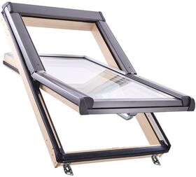 Takfönster ROTO DESIGNO R45H ✓ pivåhängt  ✓ trä