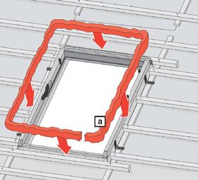 Air permeable underfelt collar for roof windows