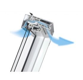 OptiLight THERMO | PVC, pivåhängt, dubbelglas takfönster