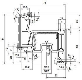 PVC fönster VEKA Softline 76 MD | fasadfönster, skjutdörrar och entrédörrar