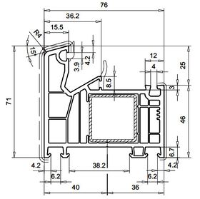 PVC fönster VEKA Softline 76 MD | fasadfönster, skjutdörrar och entrédörrar