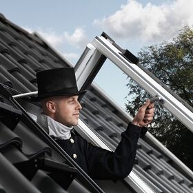 VELUX GXL 2070 | White roof access window with 2-glazing for living quarters