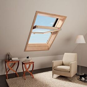 Takfönster ROTO DESIGNO R45H ✓ pivåhängt  ✓ trä