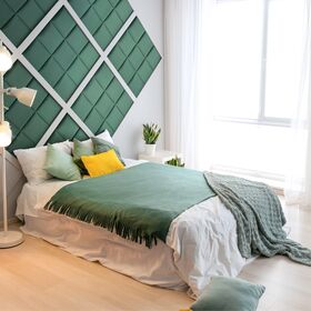 STEGU Klädda paneler | Melange fyrkant 30x30