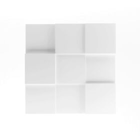 3D-gipsväggpanel RUBIK (72x72 cm)