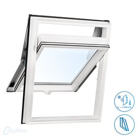 SkyFens SkyLight PLUS TERMO | PVC, high pivot, 2-glass,VSG roof window from the Swiss Arbonia Group