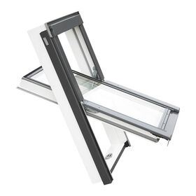 RoofLITE+ SOLID PVC SAFE | PVC, pivåhängt, dubbelglas, VSG takfönster