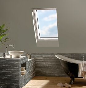 OptiLight THERMO | PVC, pivåhängt, dubbelglas takfönster