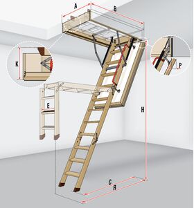 FAKRO Loft ladder LWT