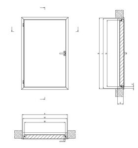 L-Shaped Combination Door FAKRO DWK