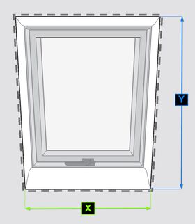 Insektsnät för takfönster