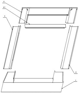 Intäckningsplåt Skyfens Supro F för ett profilerat takmaterial