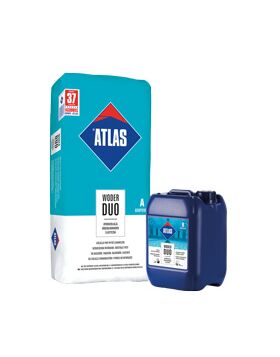 WODER DUO | tvåkomponent rollbart tätskikt | fuktspärr för våtutrymmen före plattsättning